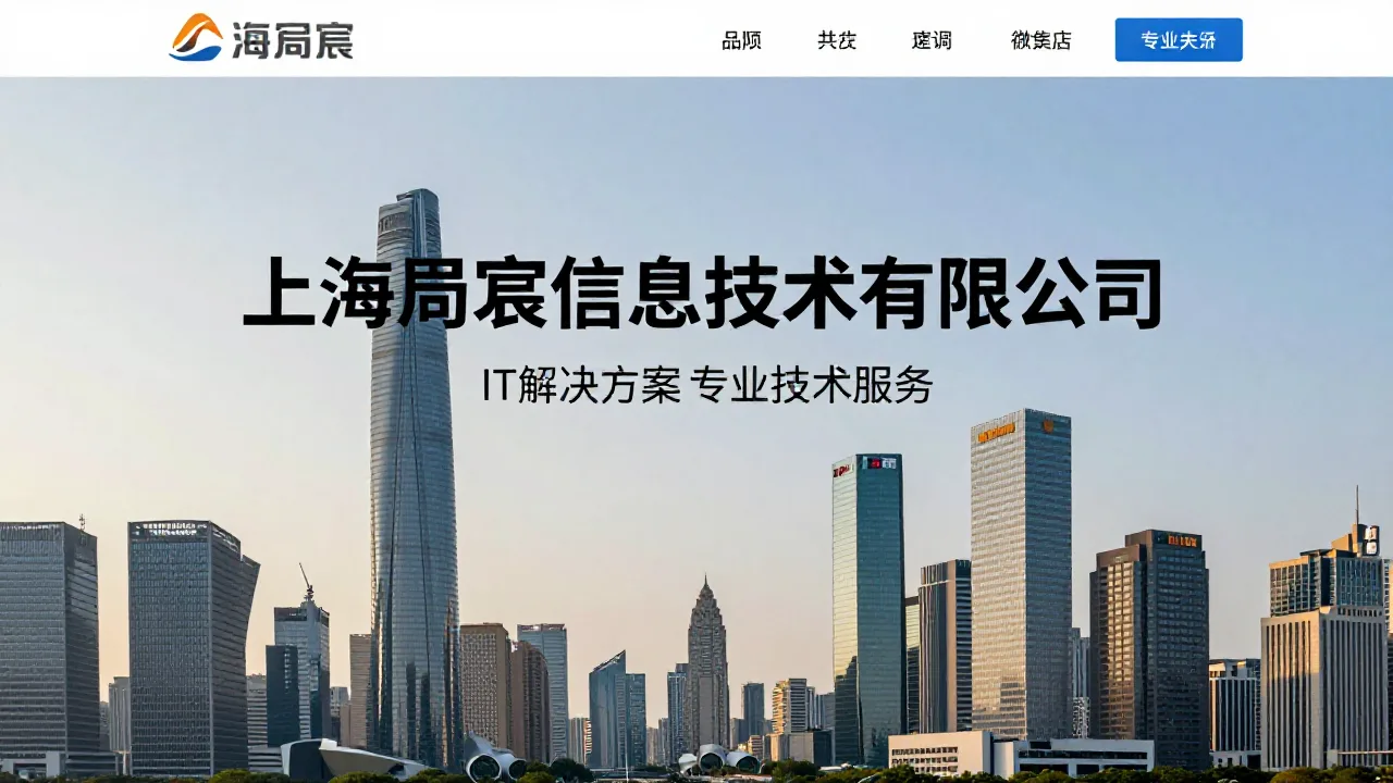 上海嗣宸信息技术有限公司 首页主视觉